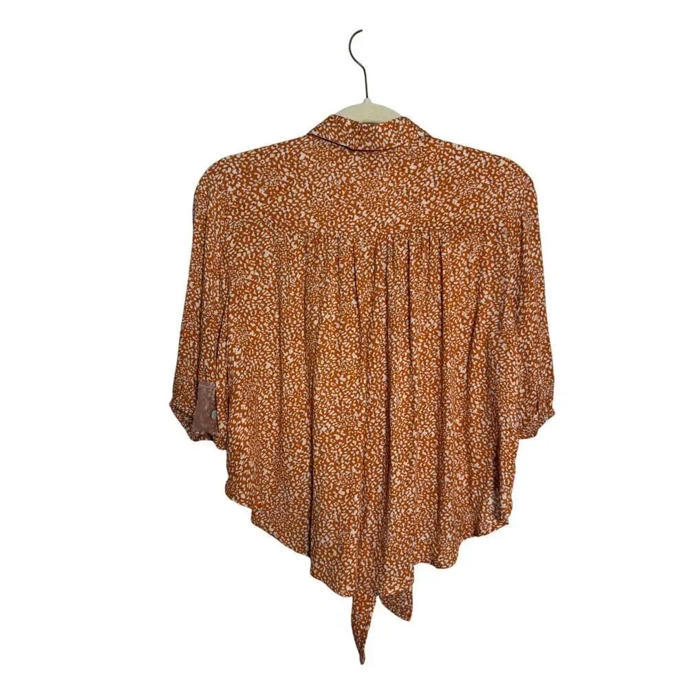 NWOT Free People Celia Printed Top Sz. M